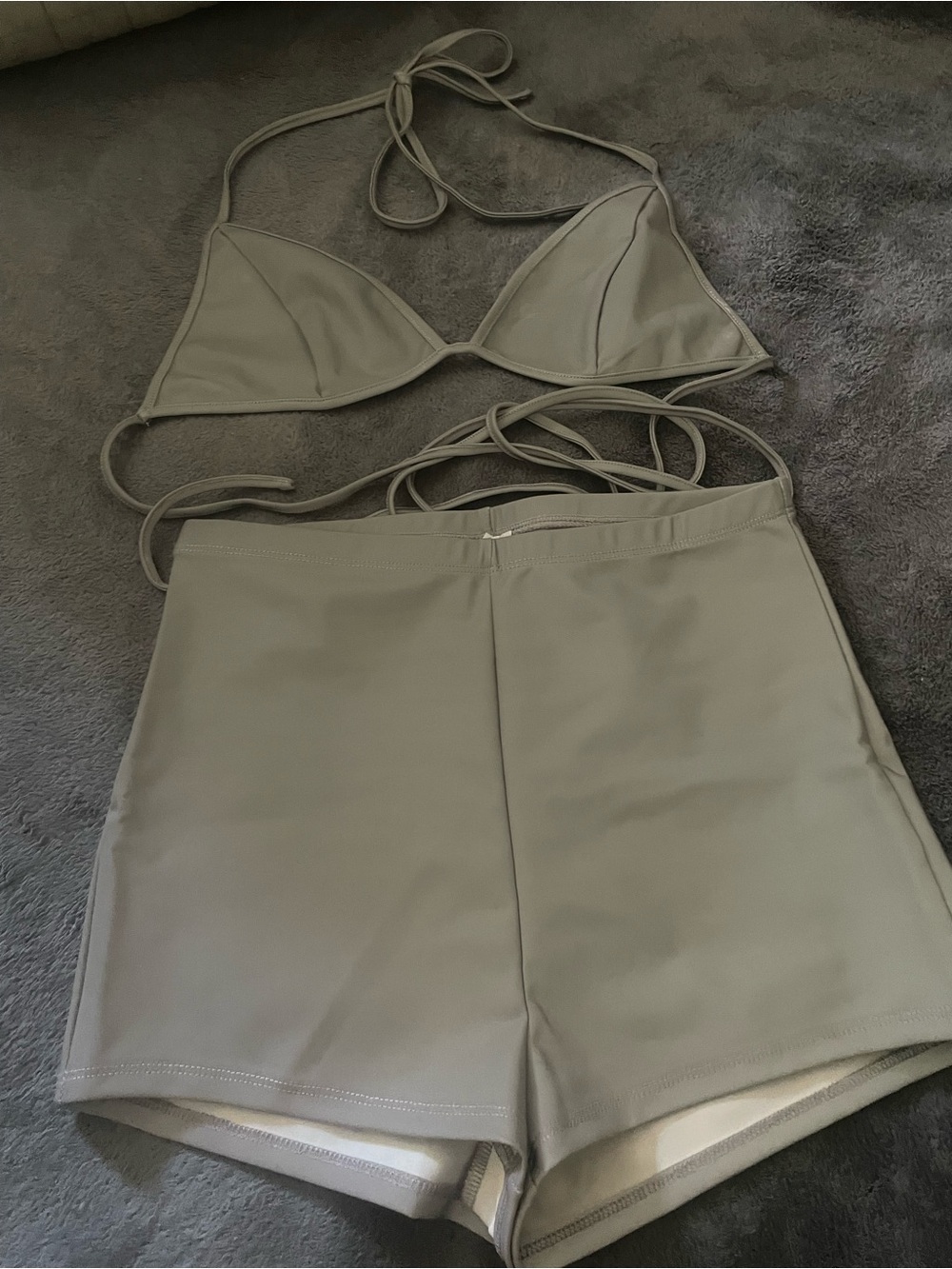 iHeartRaves Reflective Top and Shorts Set